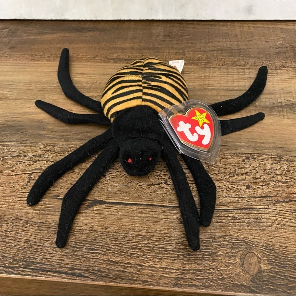 Vintage TY Beanie Baby Spinner the Spider